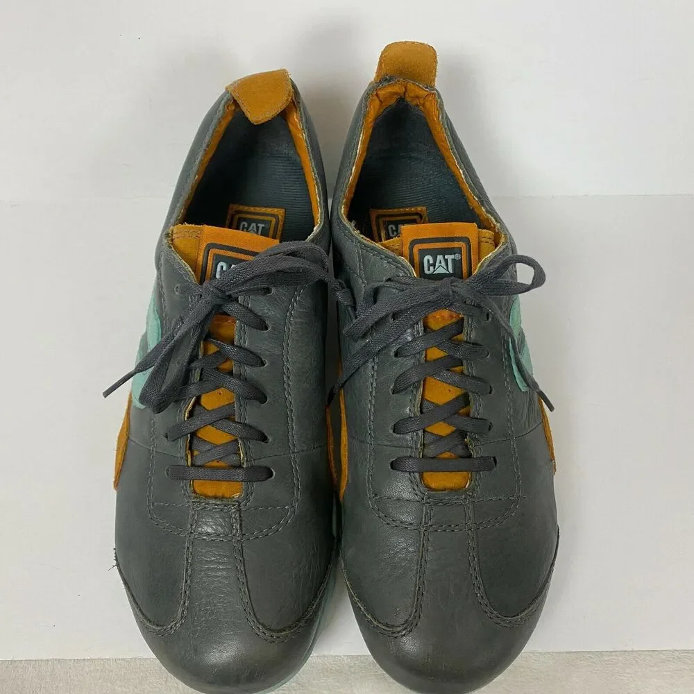CAT Caterpillar Sneakers Womens 10 Gray Blue Athletic Shoe‎ Workwear Style 71871